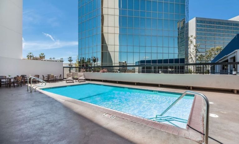 Stunning outdoor pool at Sonesta Los Angeles Airport LAX.