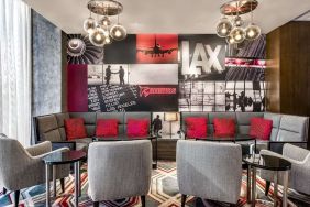 Lounge and bar area at Sonesta Los Angeles Airport LAX.