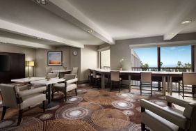 Lobby and lounge at Sonesta Redondo Beach & Marina.