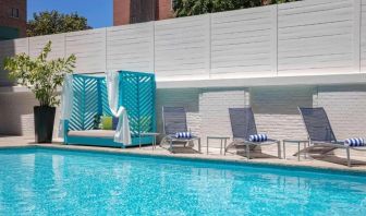 Outdoor pool at Royal Sonesta Washington DC Dupont Circle.