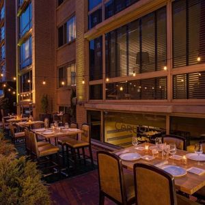 Outdoor dining experience at Royal Sonesta Washington DC Dupont Circle.