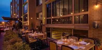 Outdoor dining experience at Royal Sonesta Washington DC Dupont Circle.