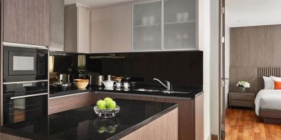 Spacious day use room with kitchen at Fraser Suites Sukhumvit, Bangkok.