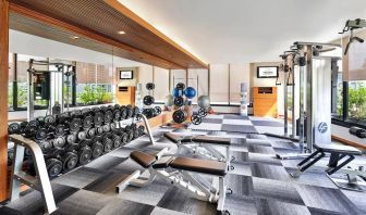 Fitness center at Fraser Suites Sukhumvit, Bangkok.