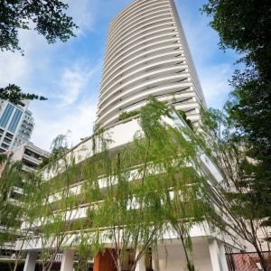 Hotel exterior at Fraser Suites Sukhumvit, Bangkok.