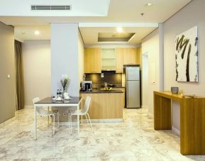 Day use room with kitchen at Fraser Residence Sudirman Jakarta.