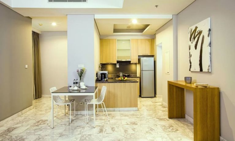 Day use room with kitchen at Fraser Residence Sudirman Jakarta.