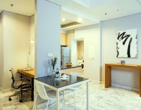 Day use room with work space at Fraser Residence Sudirman Jakarta.