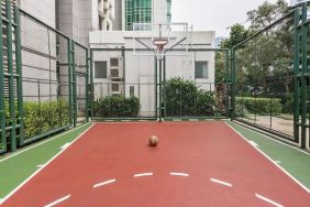 Basketball court and fitness space at Fraser Residence Sudirman Jakarta.