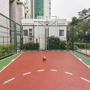 Basketball court and fitness space at Fraser Residence Sudirman Jakarta.