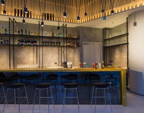 Cozy bar area at Modena By Fraser Bangkok.