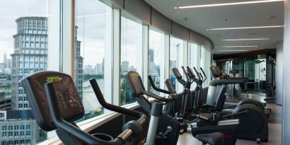 Fitness center at Modena By Fraser Bangkok.