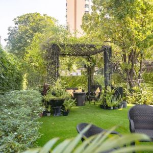 Outdoor garden at Modena By Fraser Bangkok.