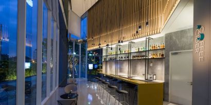 Hotel bar at Modena By Fraser Bangkok.