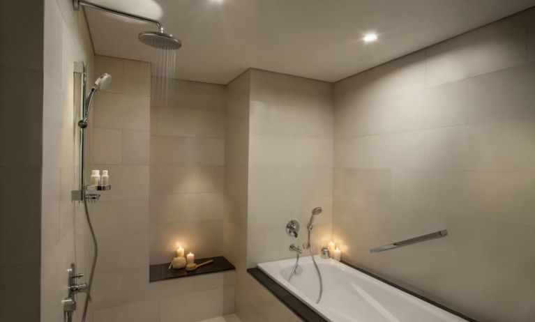 Private guest bathroom at Fraser Place Setiabudi Jakarta.