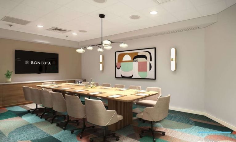 Meeting room at Sonesta Miami Airport.