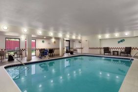 Indoor pool at Hampton Inn Tracy.