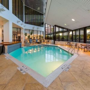 Indoor pool at Sonesta White Plains Downtown.