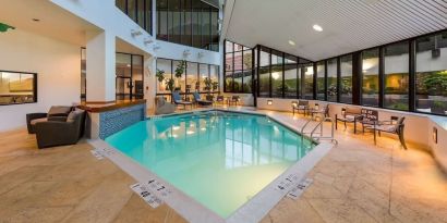 Indoor pool at Sonesta White Plains Downtown.