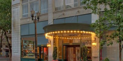 Hotel exterior at Royal Sonesta Portland Downtown.