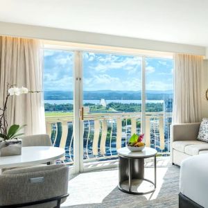 Day room with sea view at Royal Sonesta San Juan.