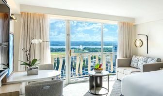 Day room with sea view at Royal Sonesta San Juan.