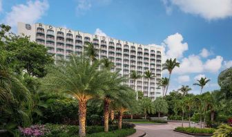 Hotel exterior by day at Royal Sonesta San Juan.