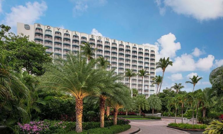 Hotel exterior by day at Royal Sonesta San Juan.