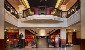 Lobby entrance at The Stephen F Austin Royal Sonesta Hotel.