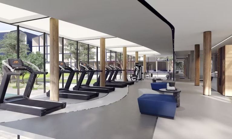 Fitness center at Modena By Fraser Buriram.