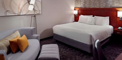 Day use room at Sonesta Select Atlanta Cumberland Galleria.
