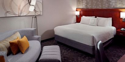 Day use room at Sonesta Select Atlanta Cumberland Galleria.
