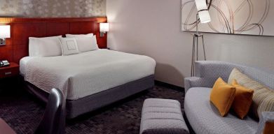 Day use room at Sonesta Select Atlanta Cumberland Galleria.
