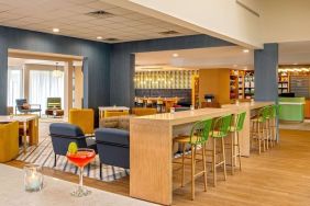 Bar and workspace at Sonesta Select Boston Foxborough Mansfield.