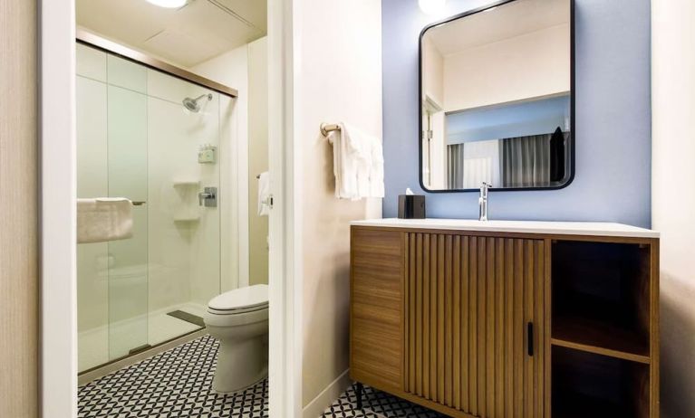 Guest bathroom at Sonesta Select Philadelphia Airport.