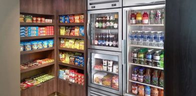 Snack bar at Sonesta ES Suites Raleigh Durham Airport Morrisville.