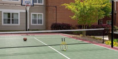 Tennis court at Sonesta ES Suites Raleigh Durham Airport Morrisville.