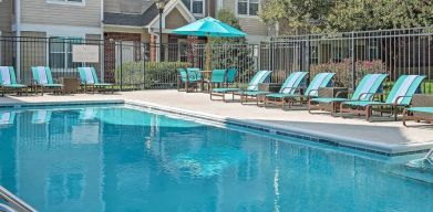 Outdoor pool at Sonesta ES Suites Raleigh Durham Airport Morrisville.