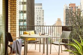 Day use room with balcony at The Fifty Sonesta Select New York.