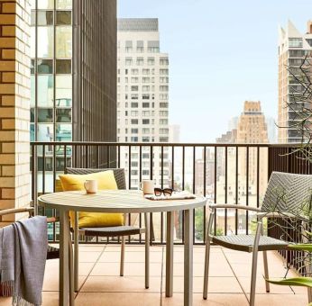 Day use room with balcony at The Fifty Sonesta Select New York.