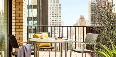 Day use room with balcony at The Fifty Sonesta Select New York.