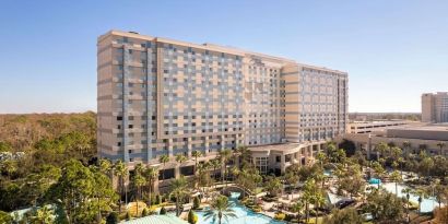 Hotel exterior at Signia By Hilton Orlando Bonnet Creek.