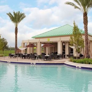 Outdoor pool area at Signia By Hilton Orlando Bonnet Creek.