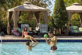 Pool cabanas available at Signia By Hilton Orlando Bonnet Creek.