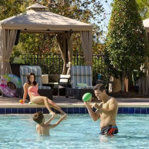 Pool cabanas available at Signia By Hilton Orlando Bonnet Creek.