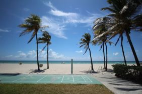 Beach access at Shore View Hotel.