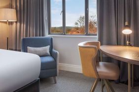 Cozy day use room with work desk at DoubleTree By Hilton Oxford Belfry.