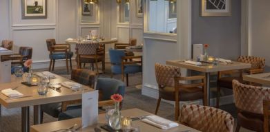 Dining room at DoubleTree By Hilton Oxford Belfry.