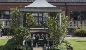 Outdoor courtyard at DoubleTree By Hilton Oxford Belfry.