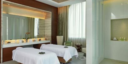 Massage and spa at Hilton Dubai Al Habtoor City.